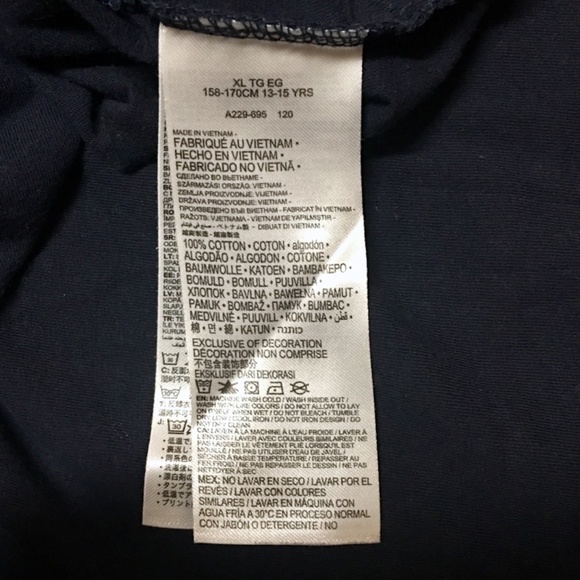 Kids’ Converse short sleeve T-shirt - Picture 4 of 4